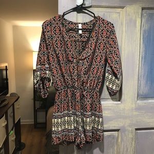 Lovely Day Patterned Romper